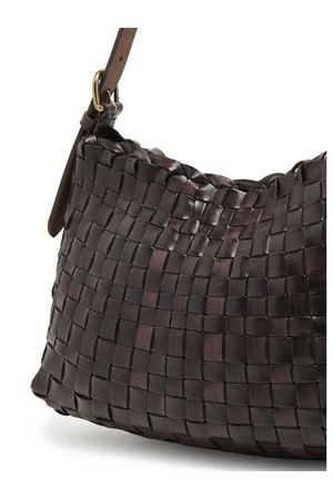 Dark Brown Hobo Salvage Shoulder Bag DRAGON DIFFUSION | 8170DARKBROWN